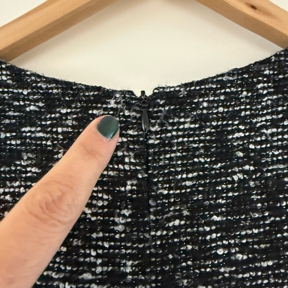 Zara Black & White Tweed Jumpsuit, size medium. - Picture 9 of 10